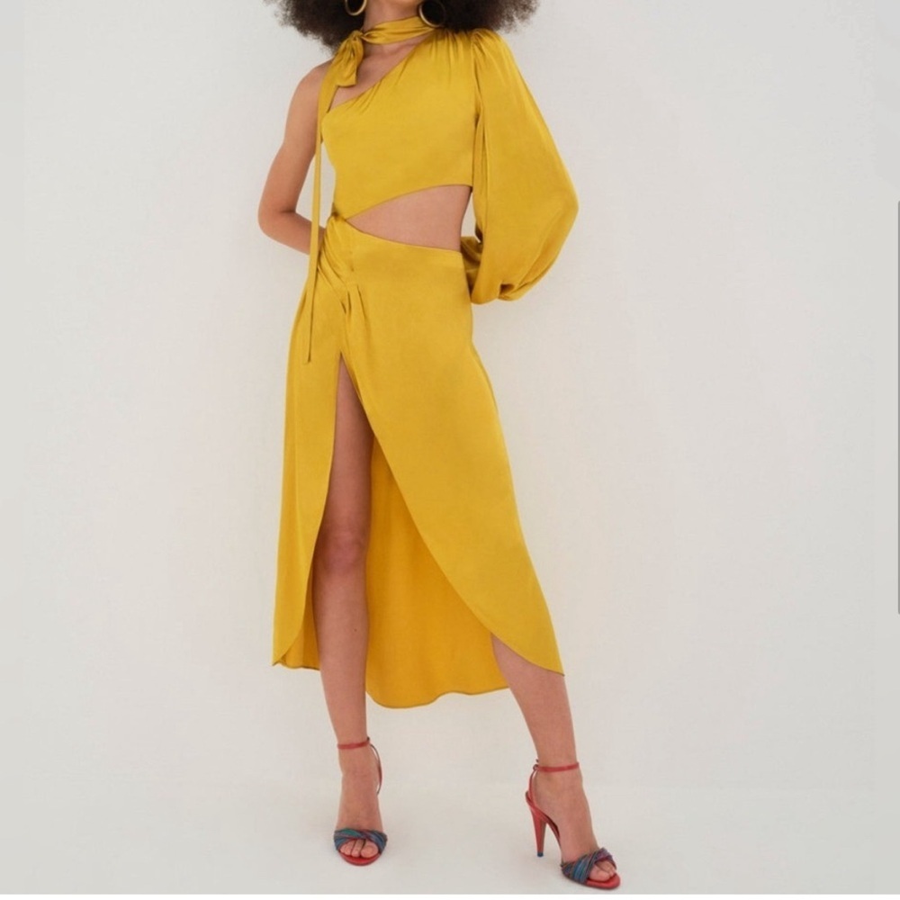For Love And Lemons Mila Midi Dress Nwt Small